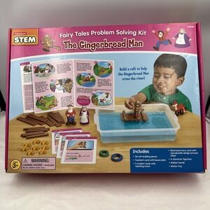 New Lakeshore Fairy Tales Problems Solving Kit - The Gingerbread Man ages 3+